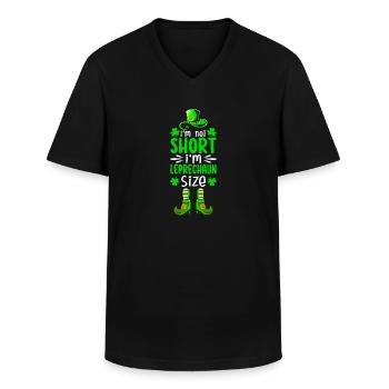 Funny Irish St. Patrick's Day - Men's V-Neck T-Shirt - black - Front - AI Model Male 178 dark (178cm)