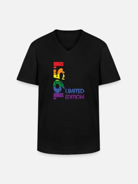 Édition limitée 1951 - T-shirt col V Homme - noir