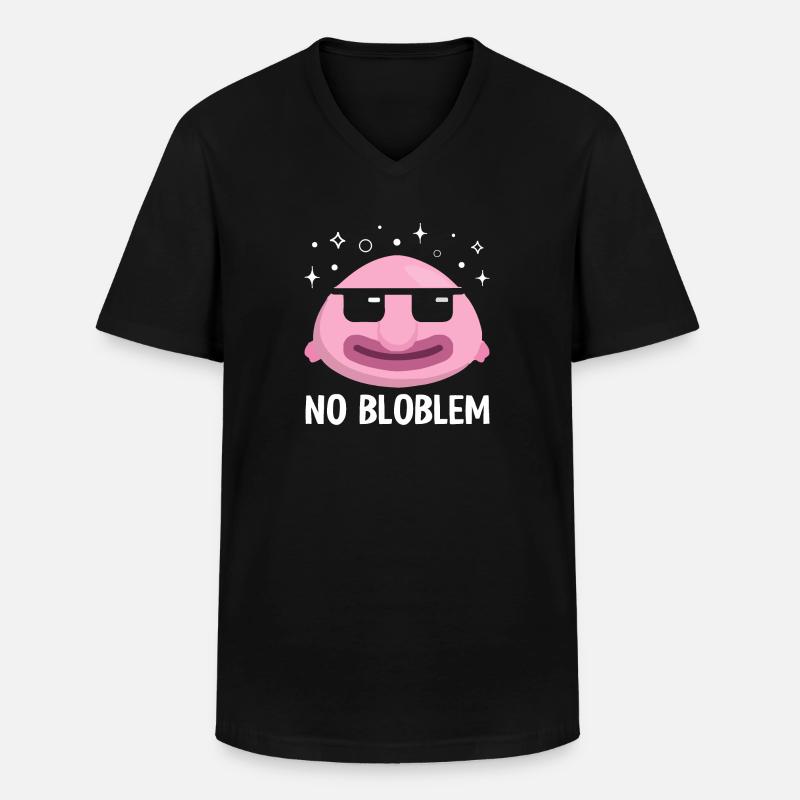 Funny Blobfish Sea Creature - Men's V-Neck T-Shirt - black