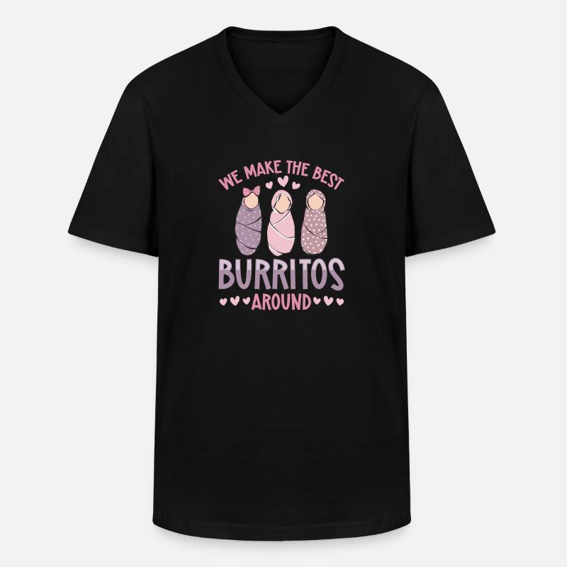 Krankenschwester Baby Entbindungsschwester - Männer-T-Shirt mit V-Ausschnitt - Schwarz
