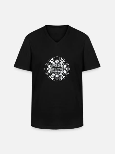 Puzzle Partners Squad 4 - Men's V-Neck T-Shirt - black