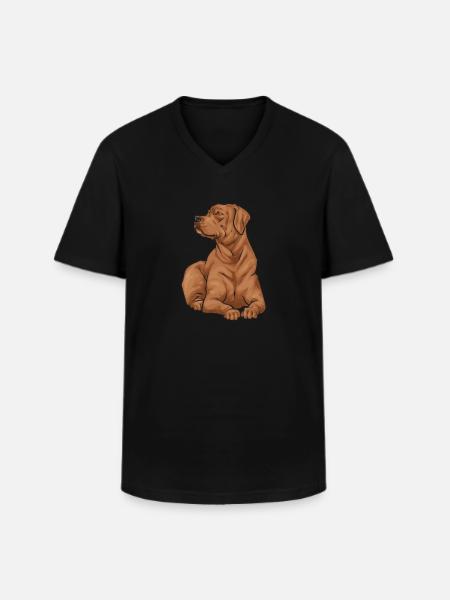 Fuchsroter Labrador Retriever Fox Red Labrador - Men's V-Neck T-Shirt - black