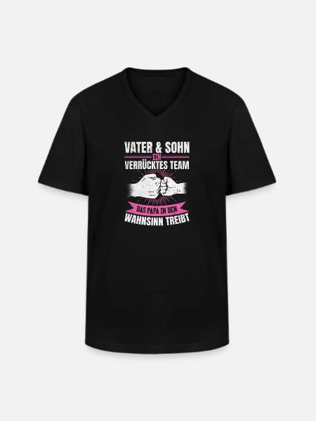 Mère et fille imbattables ensemble - T-shirt col V Homme - noir