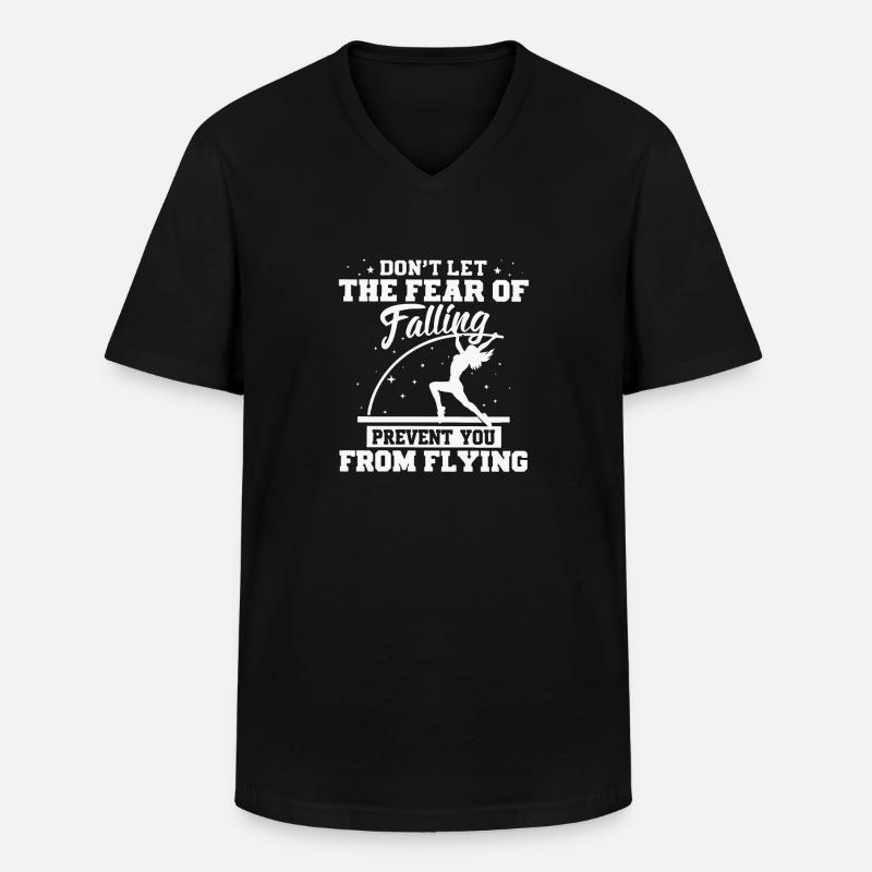 Stabhochspringer-Geschenk - Männer-T-Shirt mit V-Ausschnitt - Schwarz