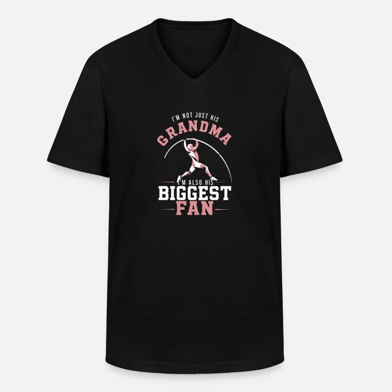 Stabhochspringer-Geschenk - Männer-T-Shirt mit V-Ausschnitt - Schwarz