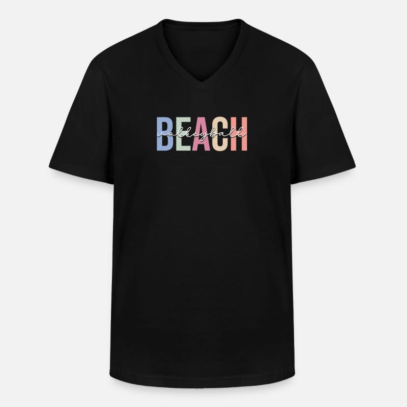 Spieler - Männer-T-Shirt mit V-Ausschnitt - Schwarz