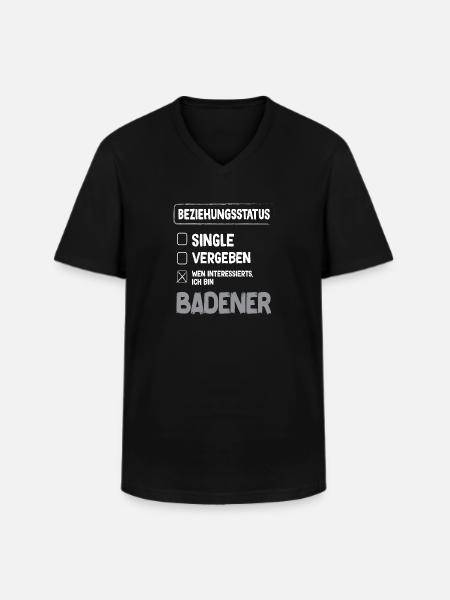 Baden relationship status Baden Baden - Men's V-Neck T-Shirt - black