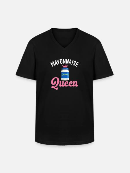 Mayonnaise - Men's V-Neck T-Shirt - black