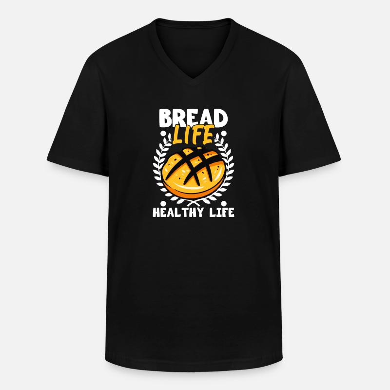 Bread Baking Bread Maker - Men's V-Neck T-Shirt - black