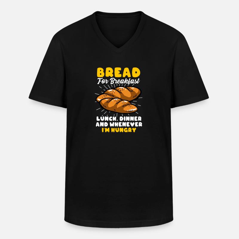Bread Baking Bread Maker - Men's V-Neck T-Shirt - black