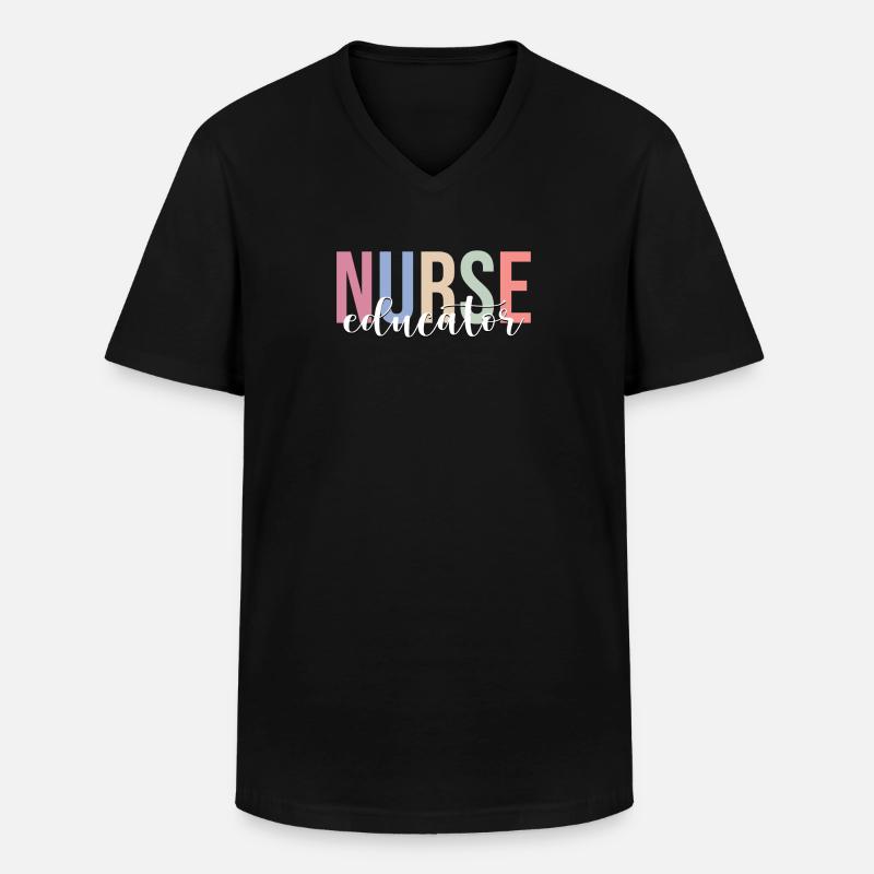 Nursing Instructor Training Nursing - Men's V-Neck T-Shirt - black
