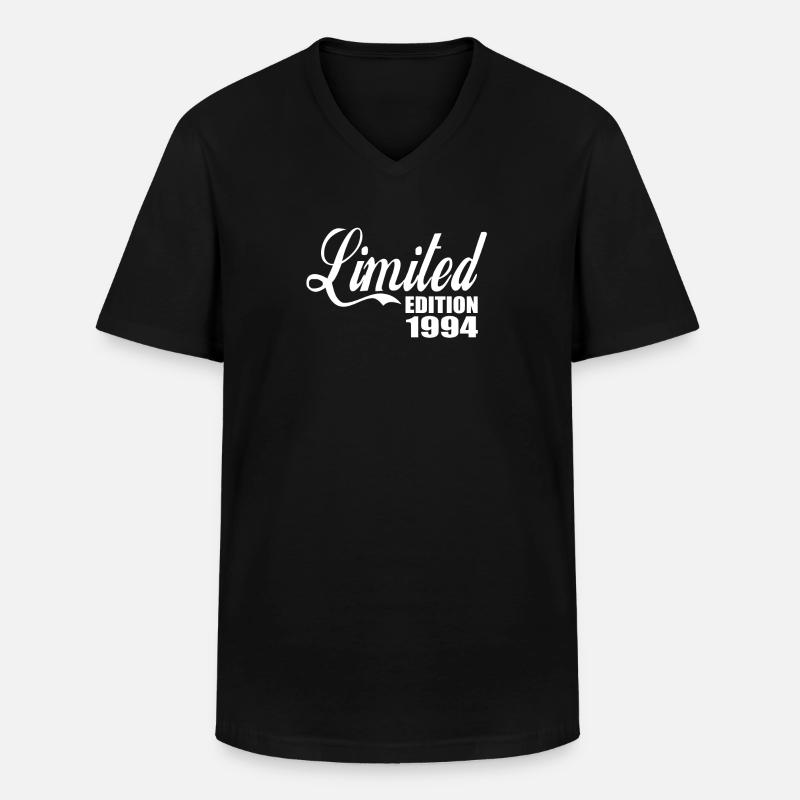 Limited Edition 1994 - Männer-T-Shirt mit V-Ausschnitt - Schwarz