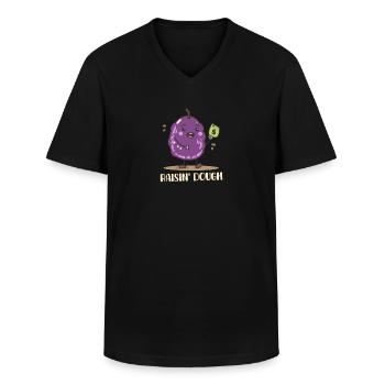 Backen Sie Rosinenteig - Männer-T-Shirt mit V-Ausschnitt - Schwarz - Vorne - AI Model Male 178 dark (178cm)