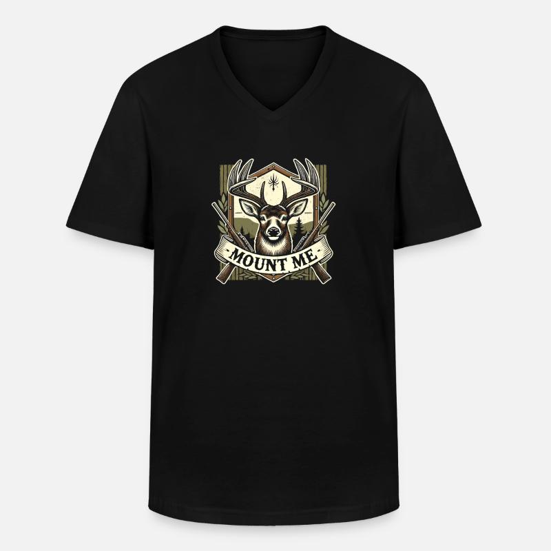 Berg mich - Männer-T-Shirt mit V-Ausschnitt - Schwarz