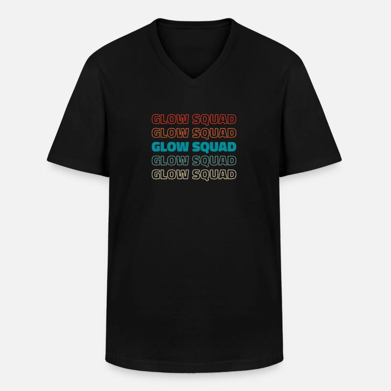 Master Builder Squad - Men's V-Neck T-Shirt - black