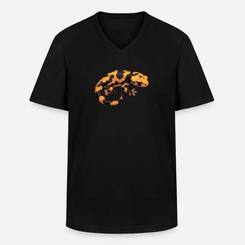 Salamanders Salamander - Männer-T-Shirt mit V-Ausschnitt - Schwarz