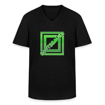 Job Bootsbauer - Männer-T-Shirt mit V-Ausschnitt - Schwarz - Vorne - AI Model Male 178 dark (178cm)