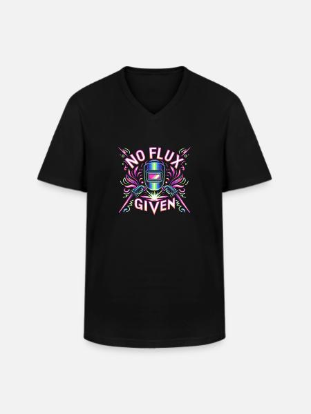 No Flux Given 20 - Men's V-Neck T-Shirt - black