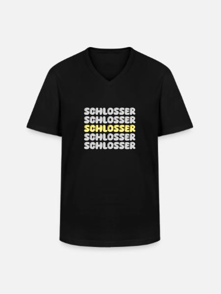 Gift for locksmith - Men's V-Neck T-Shirt - black