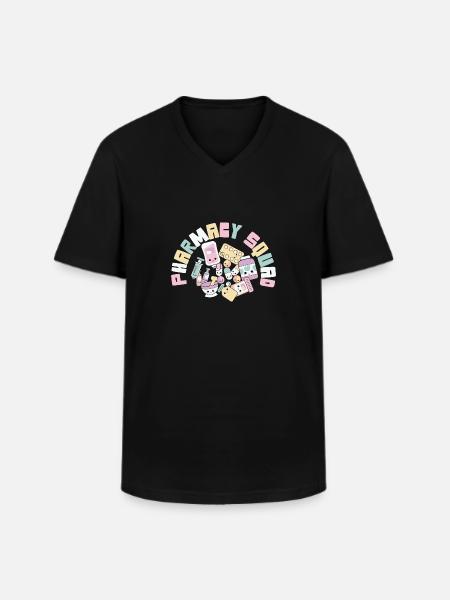 Pharmacy Squad Pharmacist Life Pharmacology - Men's V-Neck T-Shirt - black
