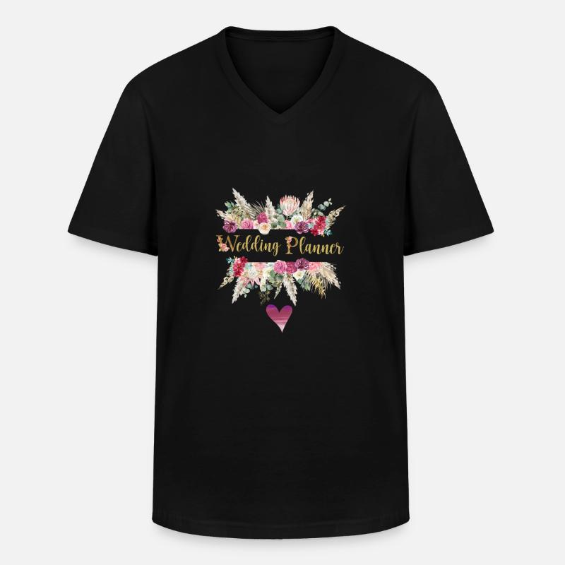 Wedding Planner Gift Wedding - Men's V-Neck T-Shirt - black