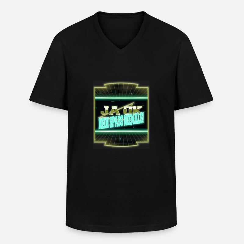 cool spruch statement weihnachten geschenkidee - Männer-T-Shirt mit V-Ausschnitt - Schwarz