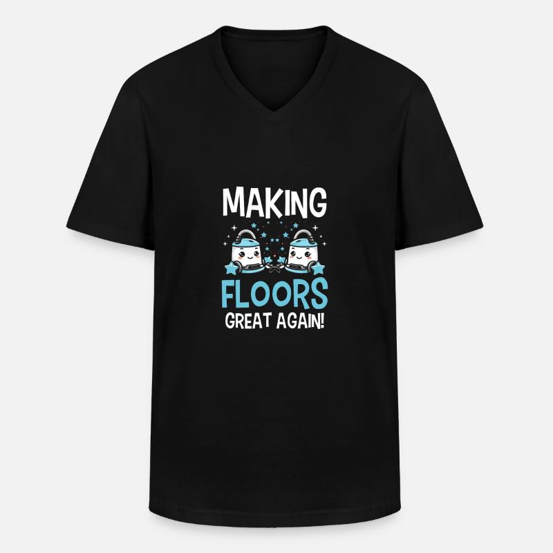 Nettoyant Lover Cleaner - T-shirt col V Homme - noir