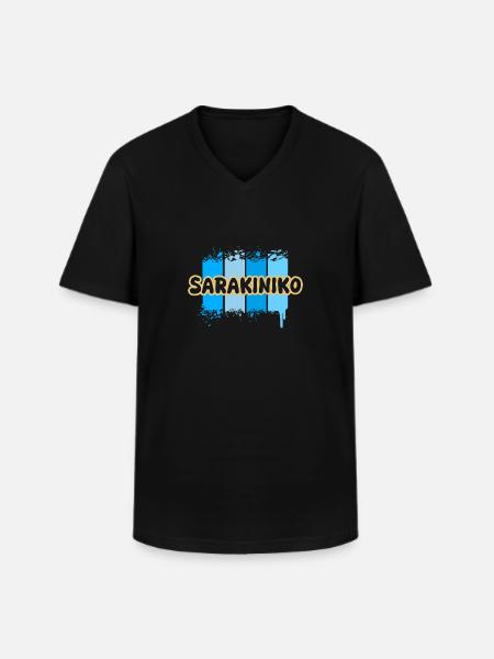 Sarakiniko Sarakiniko - T-shirt col V Homme - noir