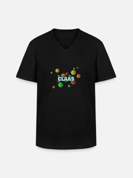 Claas Claas - Men's V-Neck T-Shirt - black