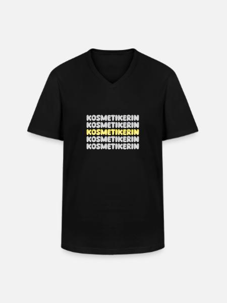 Gift for beautician - Men's V-Neck T-Shirt - black