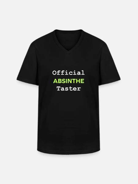 Official absinthe taster - Men's V-Neck T-Shirt - black