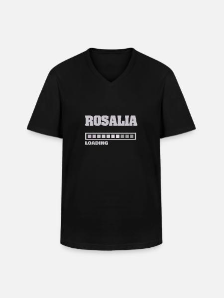 Baby Rosalia - Men's V-Neck T-Shirt - black