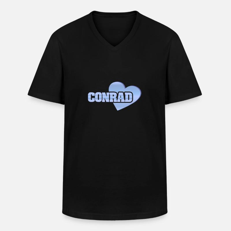 Gift for Conrad - Men's V-Neck T-Shirt - black