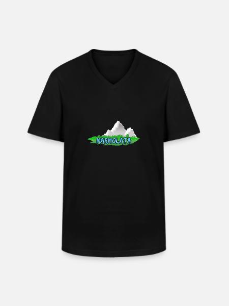 Marmolada as Marmolada - Men's V-Neck T-Shirt - black