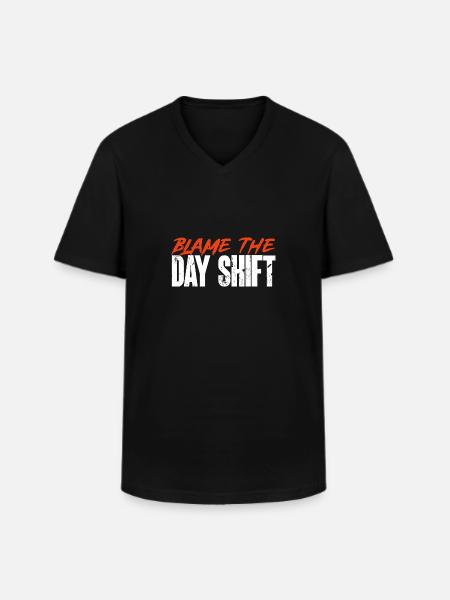 Night Shift Nurse - Men's V-Neck T-Shirt - black
