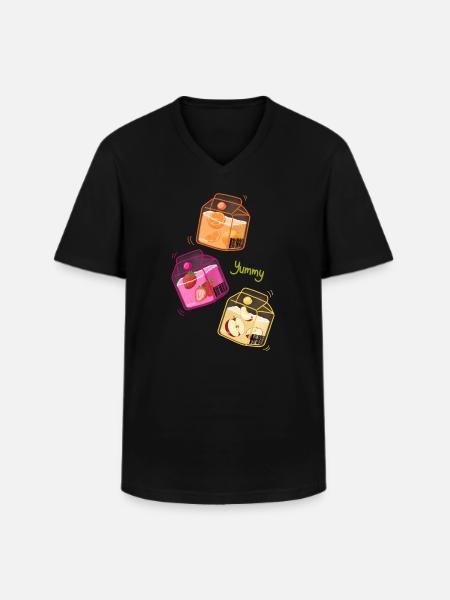 Jus fruité - T-shirt col V Homme - noir