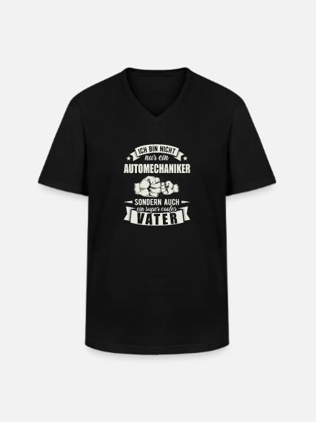 Automechaniker - Männer-T-Shirt mit V-Ausschnitt - Schwarz