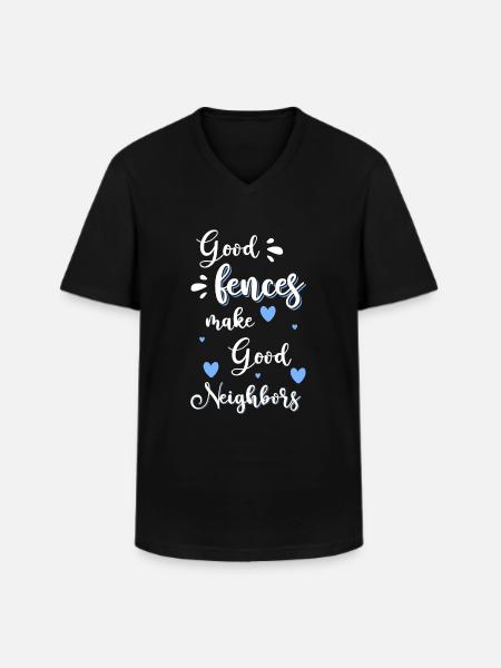 Neighbor's house - Men's V-Neck T-Shirt - black