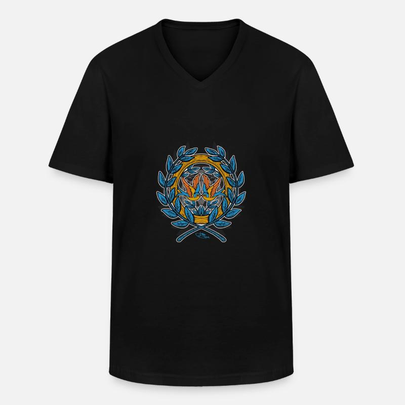 masamune - Männer-T-Shirt mit V-Ausschnitt - Schwarz
