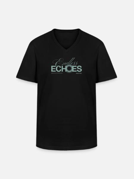 Synthétiseur modulaire Addicted Endless Echoes - T-shirt col V Homme - noir