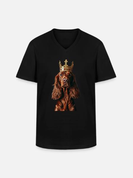 Irish Setter - Men's V-Neck T-Shirt - black