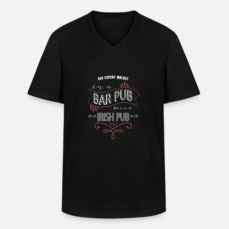 jokes computers computer science - Männer-T-Shirt mit V-Ausschnitt - Schwarz