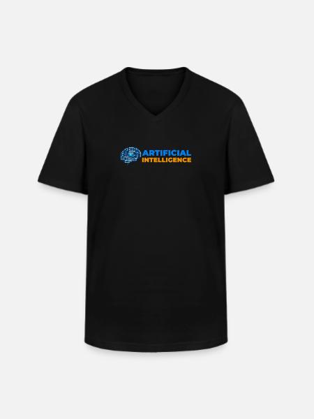 Artificial intelligence - Men's V-Neck T-Shirt - black
