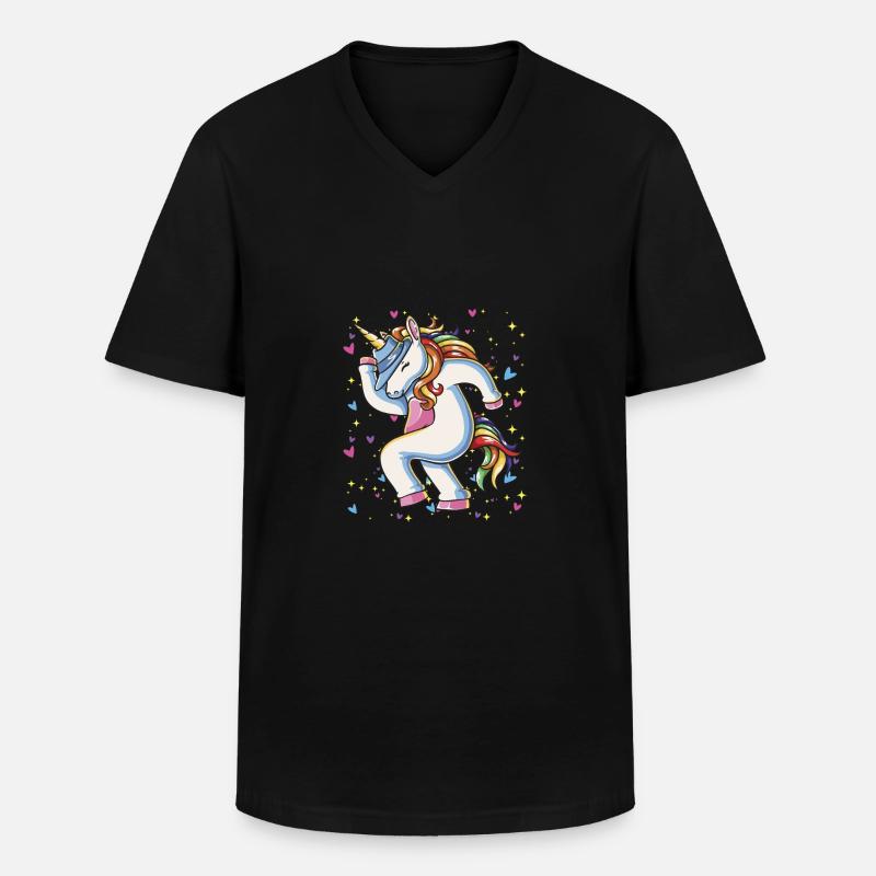 Écouter Danser Cadeau d’anniversaire - T-shirt col V Homme - noir