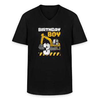 Geburtstag Jungs dritter Geburtstag 3. - Männer-T-Shirt mit V-Ausschnitt - Schwarz - Vorne - AI Model Male 178 dark (178cm)