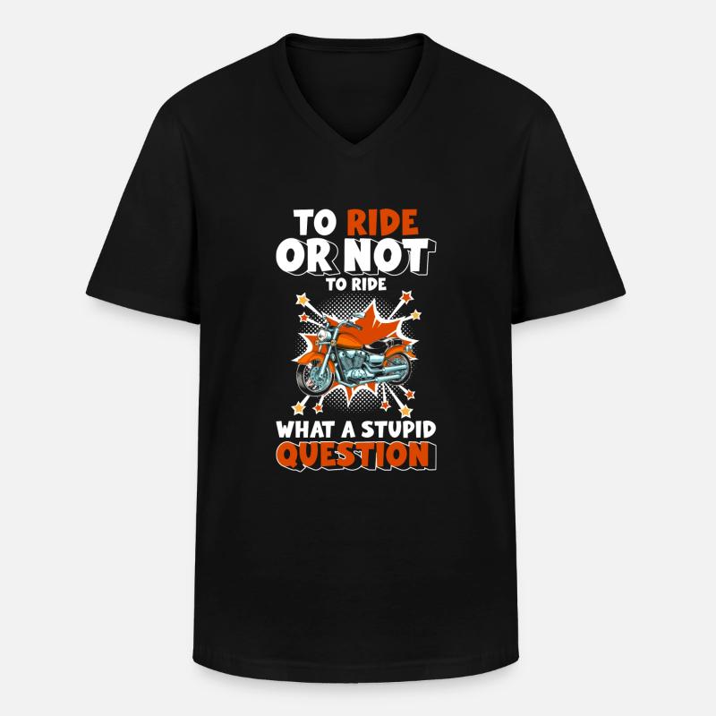 Retro Style Illustration - Männer-T-Shirt mit V-Ausschnitt - Schwarz