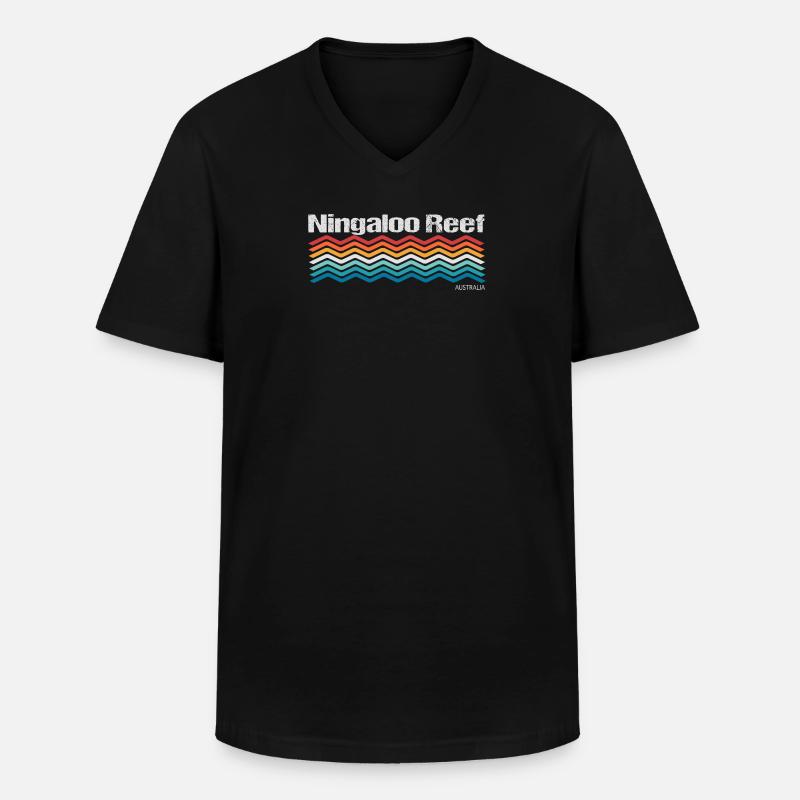 Ningaloo Reef - Australia - Männer-T-Shirt mit V-Ausschnitt - Schwarz