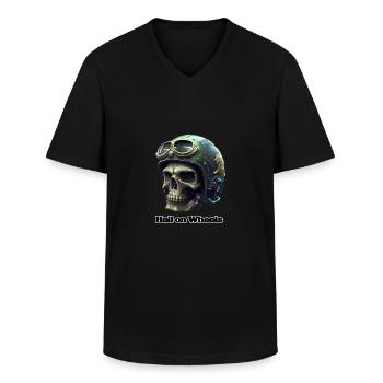 Hölle auf Rädern - Männer-T-Shirt mit V-Ausschnitt - Schwarz - Vorne - AI Model Male 178 dark (178cm)