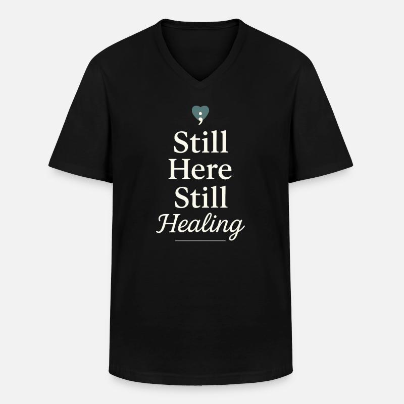 Suicide Loss Remembrance Walk Suicide - Männer-T-Shirt mit V-Ausschnitt - Schwarz