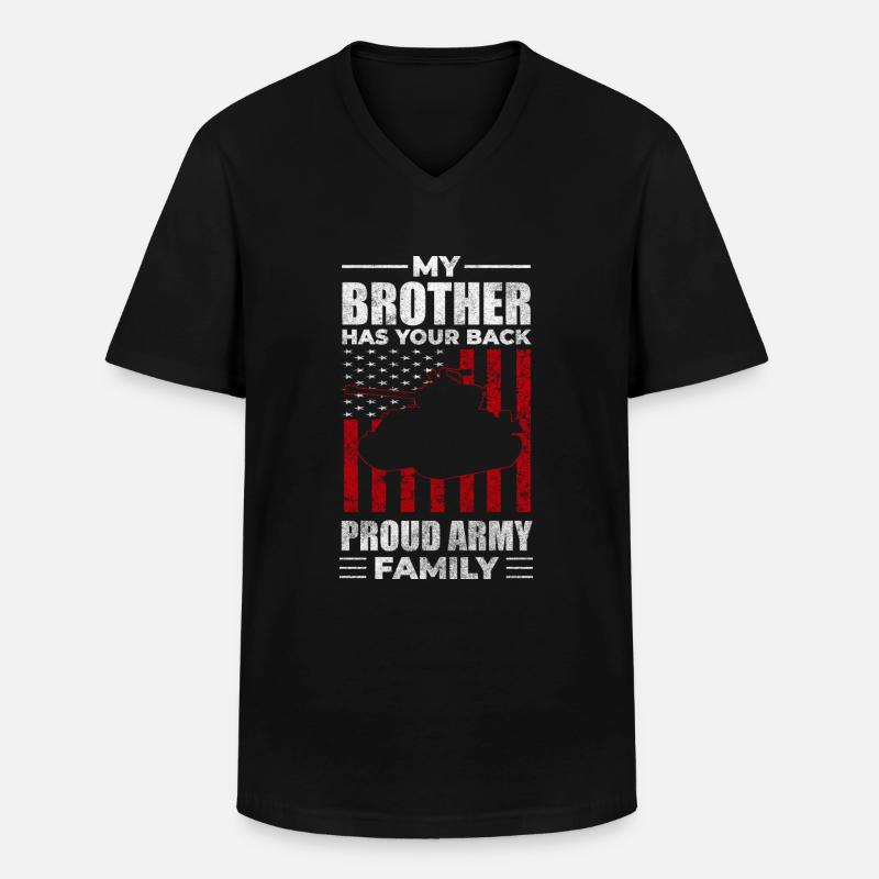 Leopard Soldat Feuerkraft - Männer-T-Shirt mit V-Ausschnitt - Schwarz